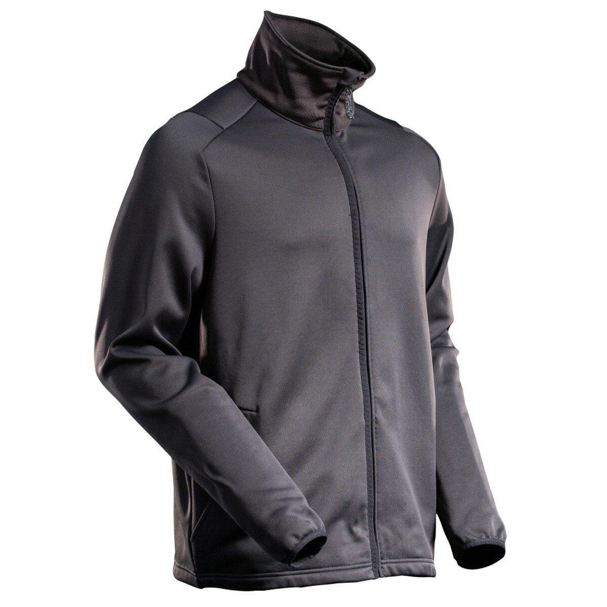 Mascot Fleecetrøje med lynlås (Sort, M) billede