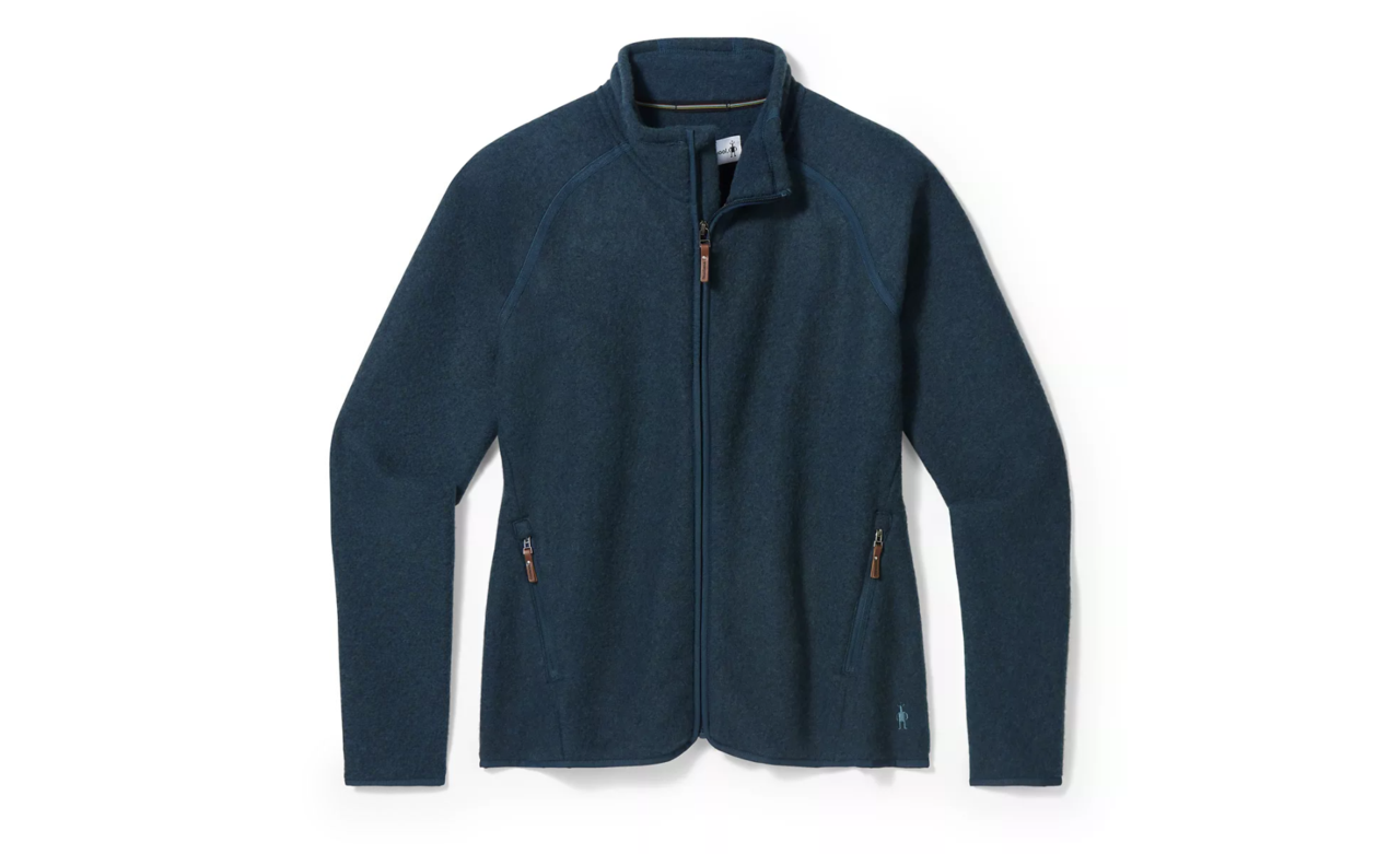 Se Smartwool Hudson Trail Fleece (Twilight blue, XL) hos Specialbutikken