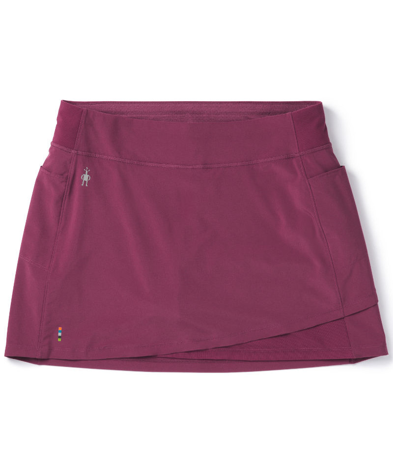 Se Smartwool Women's Merino Sport Lined nederdel (Sangria, XL) hos Specialbutikken