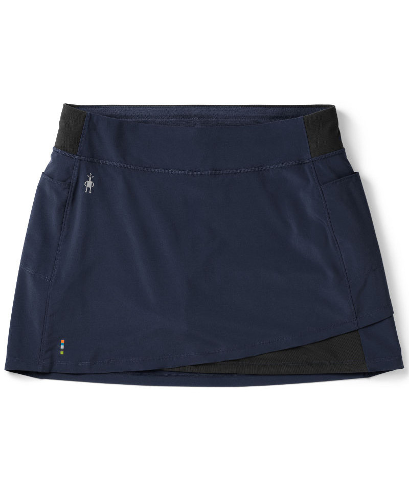 Se Smartwool Women's Merino Sport Lined nederdel (Deep Navy, L) hos Specialbutikken