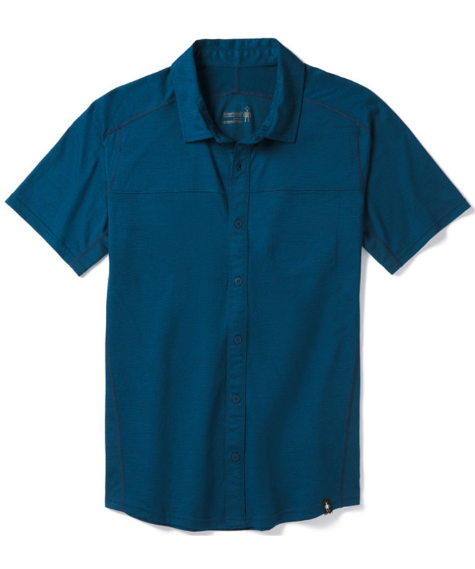 Billede af Smartwool Men's Merino Sport 150 kortærmet skjorte (Alpine Blue, S)