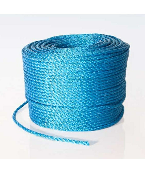 Polyreb blå Ø8 mm - 110 meter billede