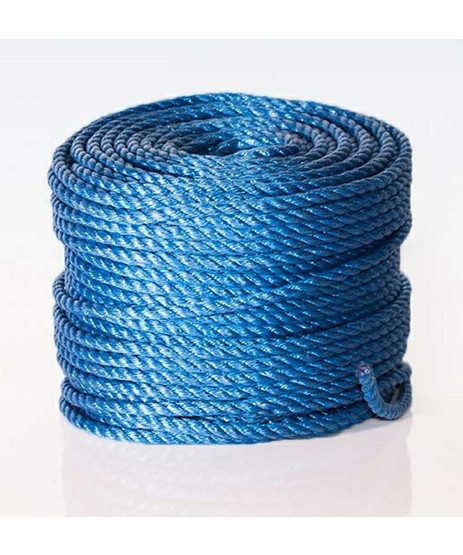 Polyreb blå Ø10 mm - 110 meter
