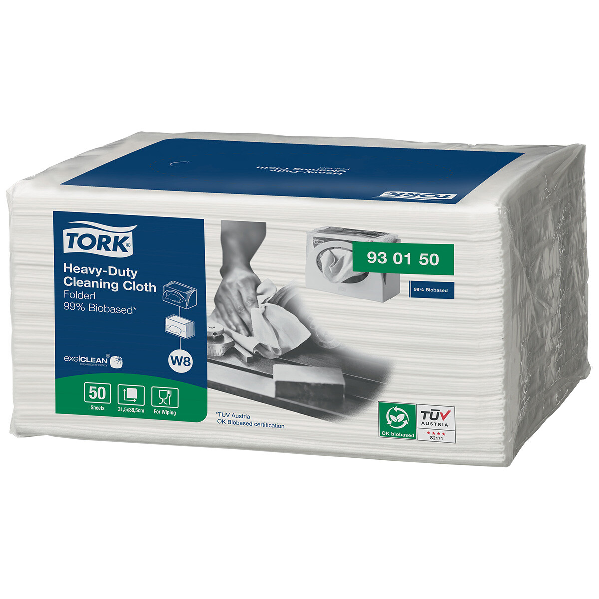 Tork Aftørringsklude 8 pk. billede