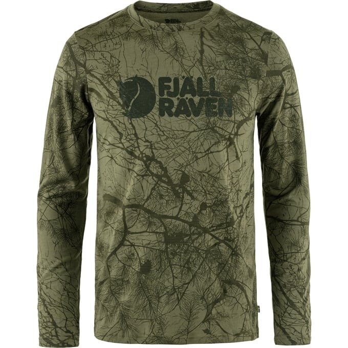 Fjällräven Mens Värmland Wool L/S (Grøn (GREEN CAMO/626) X-large)