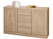 2-trg. Sideboard HELMA in eichefarben, Breite 120 cm