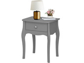 Nachttisch BAROQUE 1 Schublade MDF in grau