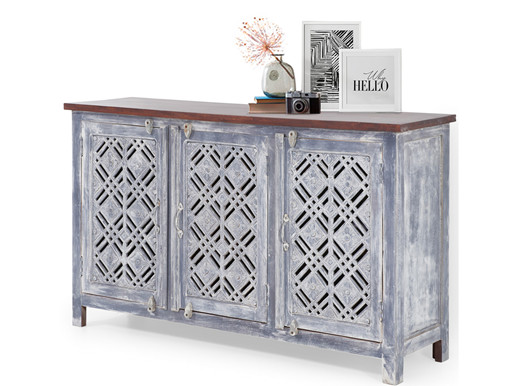 3-trg. Sideboard MIRA aus Massivholz, Breite 149 cm