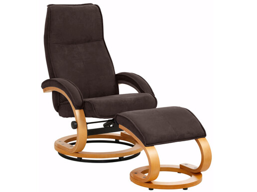 Relaxsessel PAM aus Microfaser in braun