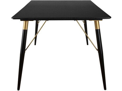 Esstisch Unagi (1-St), mit Tischplatte mit fühlbare Struktur, Gestell aus Metall, Höhe 76 cm, 120x80 cm