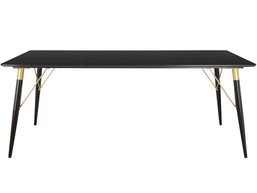 Esstisch Unagi (1-St), mit Tischplatte mit fühlbare Struktur, Gestell aus Metall, Höhe 76 cm, 200x100 cm