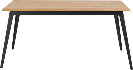 Esstisch MILO aus Kiefer massiv mit Metallgestell, 160 cm