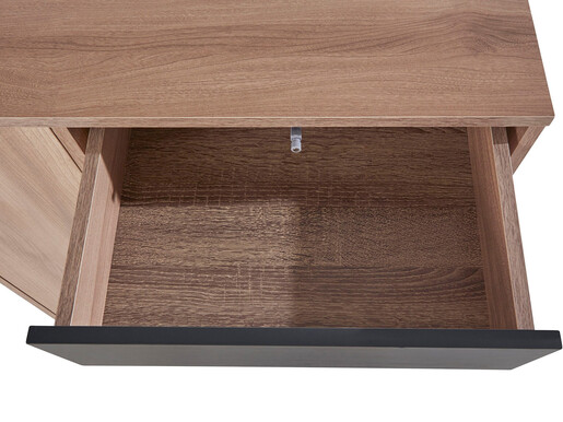 2-trg. Highboard LINUS in dualer Optik, Breite 80 cm