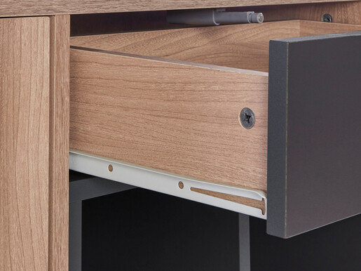 2-trg. Highboard LINUS in dualer Optik, Breite 80 cm