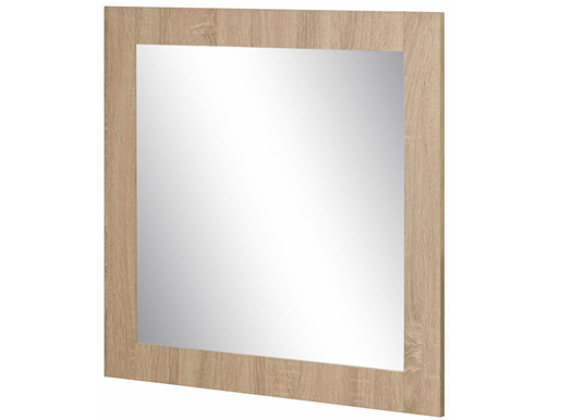 Wandspiegel DIDO 70x70 cm aus Holzwerkstoff in eichefarben