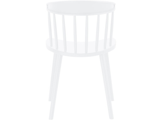 2er-Set Stühle GILL aus Kunststoff in weiß