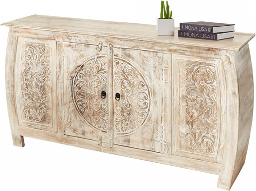 2-trg. Sideboard MOLLLY aus Akazie massiv, Breite 166 cm