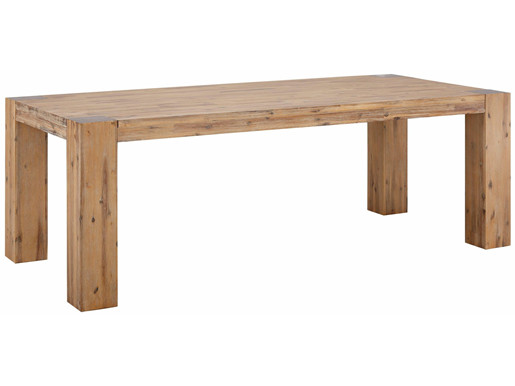 Esszimmertisch MARIE aus Akazie massiv in natur, 180 cm