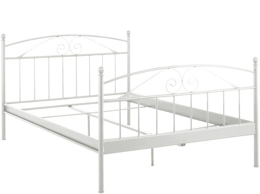 Metallbett BJARNE 180x200 cm in cremeweiß *Sonderartikel*