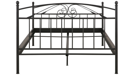 Metallbett FLORENZ 180x200 cm in schwarz *Sonderartikel