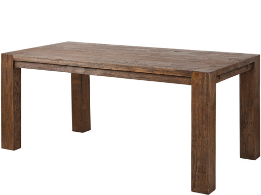 Esstisch MARIAN 160 cm aus Wildeiche in smoked