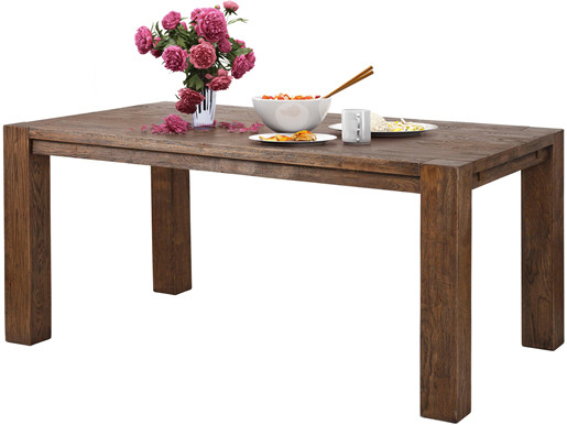 Esstisch MARIAN 180 cm aus Wildeiche in smoked