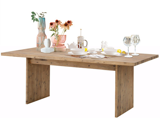 Esstisch MAINZ 200 cm aus Akazienholz in creme