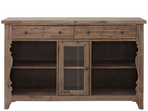 Sideboard MADELAINE aus Akazienholz im Landhausstil