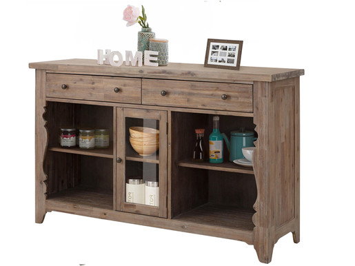 Sideboard MADELAINE aus Akazienholz im Landhausstil