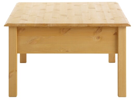 Couchtisch LENE mit Schublade Kiefer gebeizt geölt, 110 cm