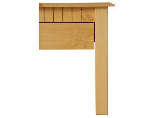 Couchtisch LENE mit Schublade Kiefer gebeizt geölt, 110 cm