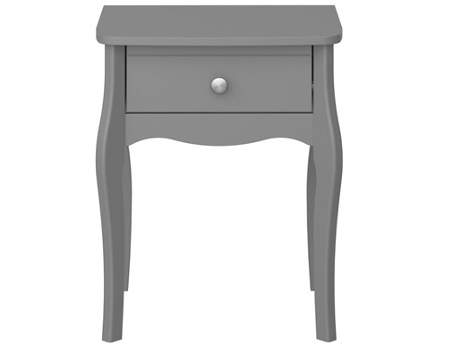Nachttisch BAROQUE 1 Schublade MDF in grau