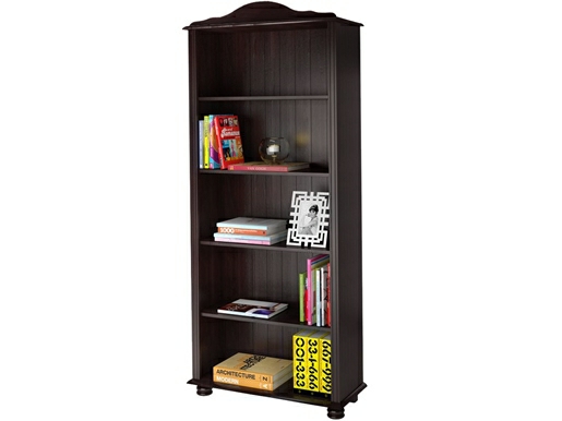 Bücherregal JASMIN Landhausstil aus Kiefer massiv in havanna