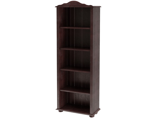Bücherregal JASMIN Landhausstil aus Kiefer massiv in havanna