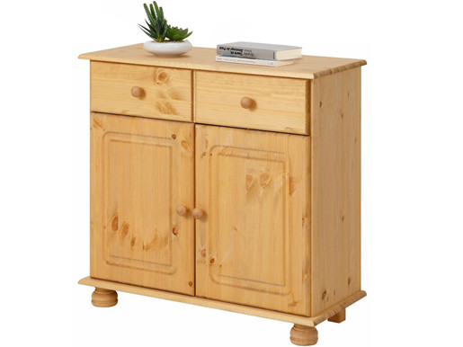 2-trg. Sideboard ANNETTE aus Kiefer massiv in gebeizt geölt