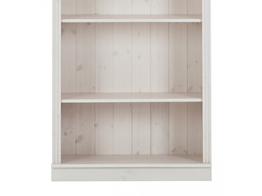 Bücher ANITA Büro mit je 6 Fächer Aus Kiefer massiv in Landhausstil 74x223cm weiß lackiert