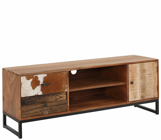 TV-Lowboard NJORD aus  Sheesam Holz, Breite 150 cm