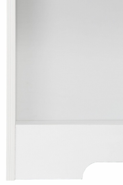 Bücherregal NELE aus MDF in weiß/eichefarben, Höhe 180 cm