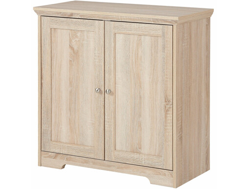 2-trg. Sideboard NELE aus MDF in eichefarben, 80 cm breit