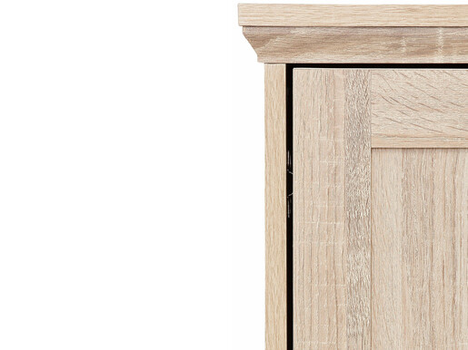 3-trg. Sideboard NELE aus MDF in eichefarben, 118 cm breit