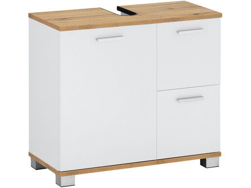1-trg. Badezimmer Unterschrank BRAGA mit 2 Schubladen, weiß