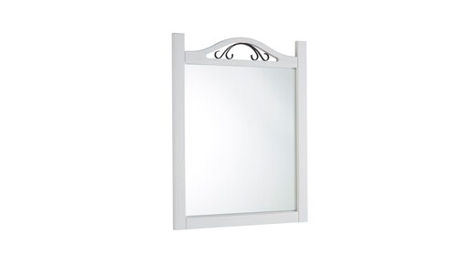 Spiegel MIGUEL 80x100 aus Kiefer massiv in weiß lackiert
