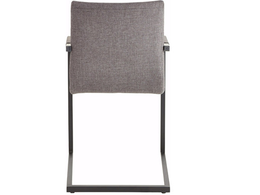Freischwinger Stühle SERENA aus Stoff in grau