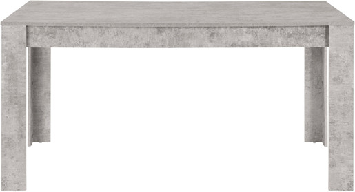 Esstisch LYON aus Holzwerkstoff in Beton-Optik, 160 cm breit