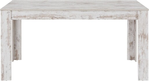 Esstisch LYON aus Holzwerkstoff in anthrazit weiß, 160 cm