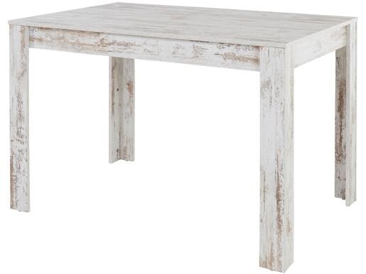 Esstisch LYA 120 cm MDF in antik-weiß