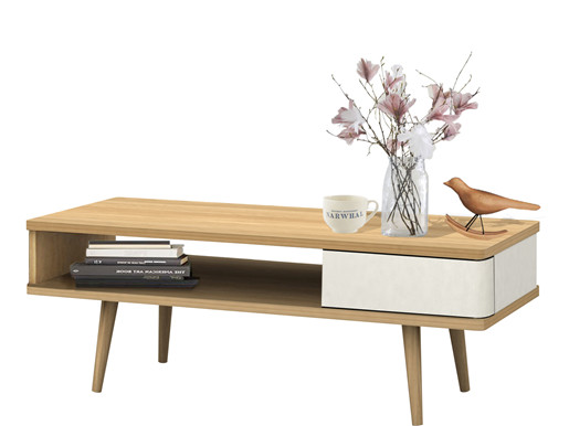 Couchtisch ANNE mit Schublade im Skandinavischen Design