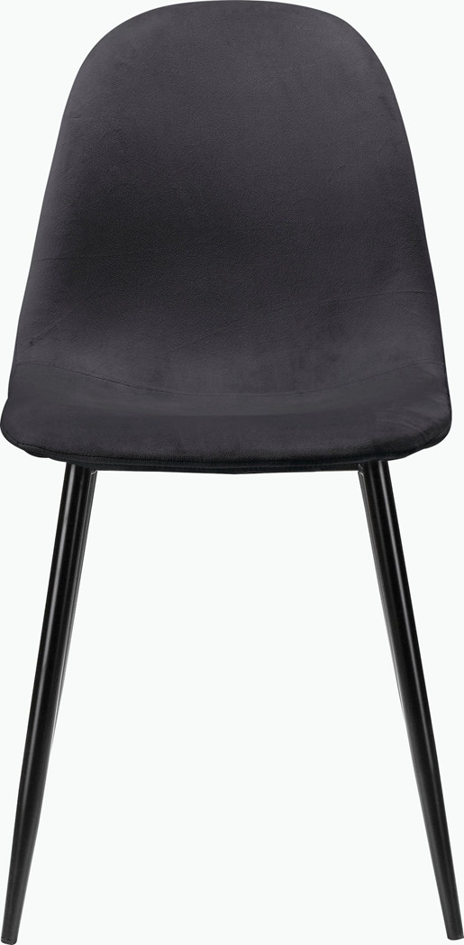 5-tlg. Essgruppe MAARIT, Esstisch Ø100 cm, Marmor/anthrazit