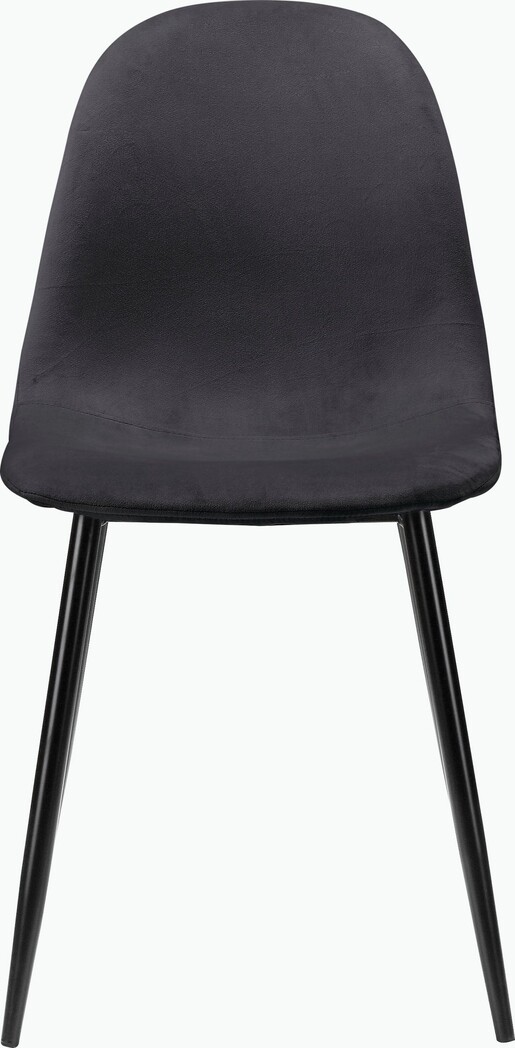 5-tlg. Essgruppe MAARIT Esstisch 160 cm, Marmor/anthrazit