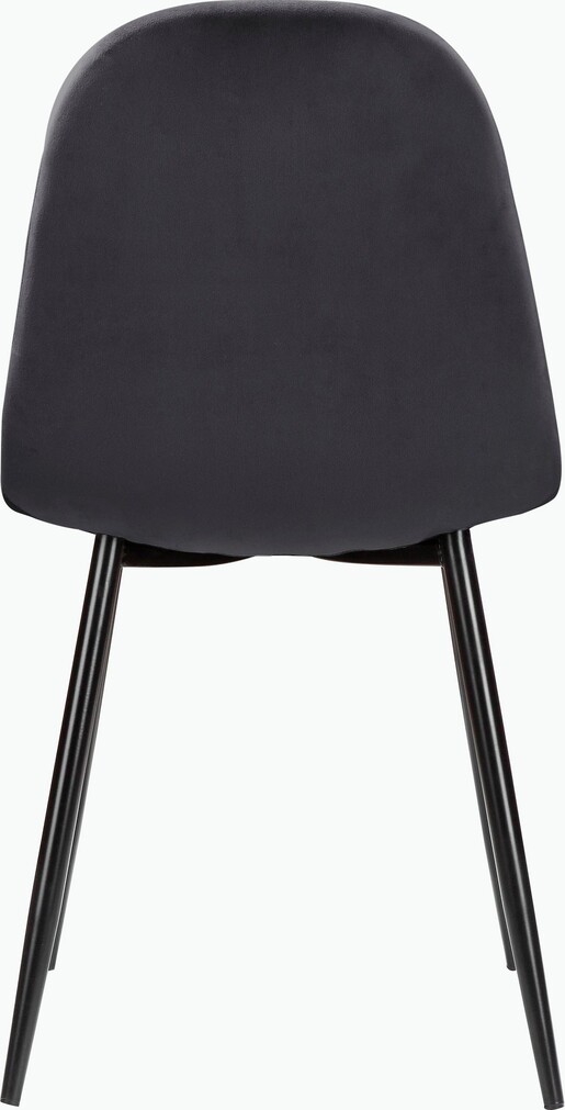 5-tlg. Essgruppe MAARIT Esstisch 160 cm, Marmor/anthrazit